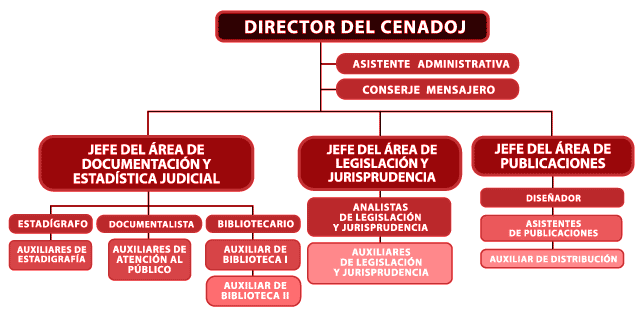 organigrama del CENADOJ